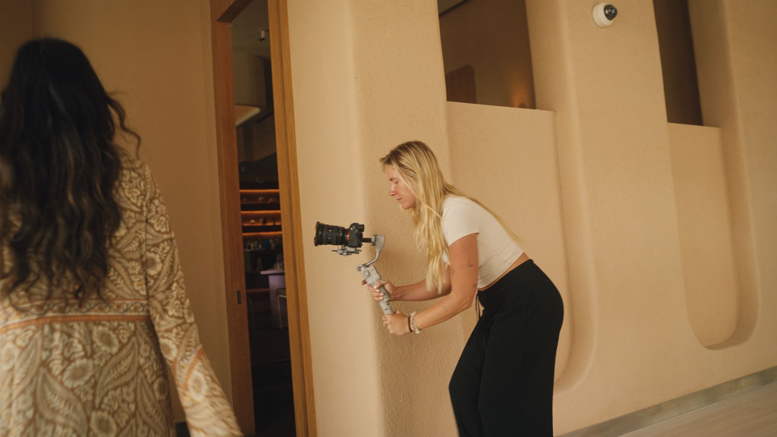 On set