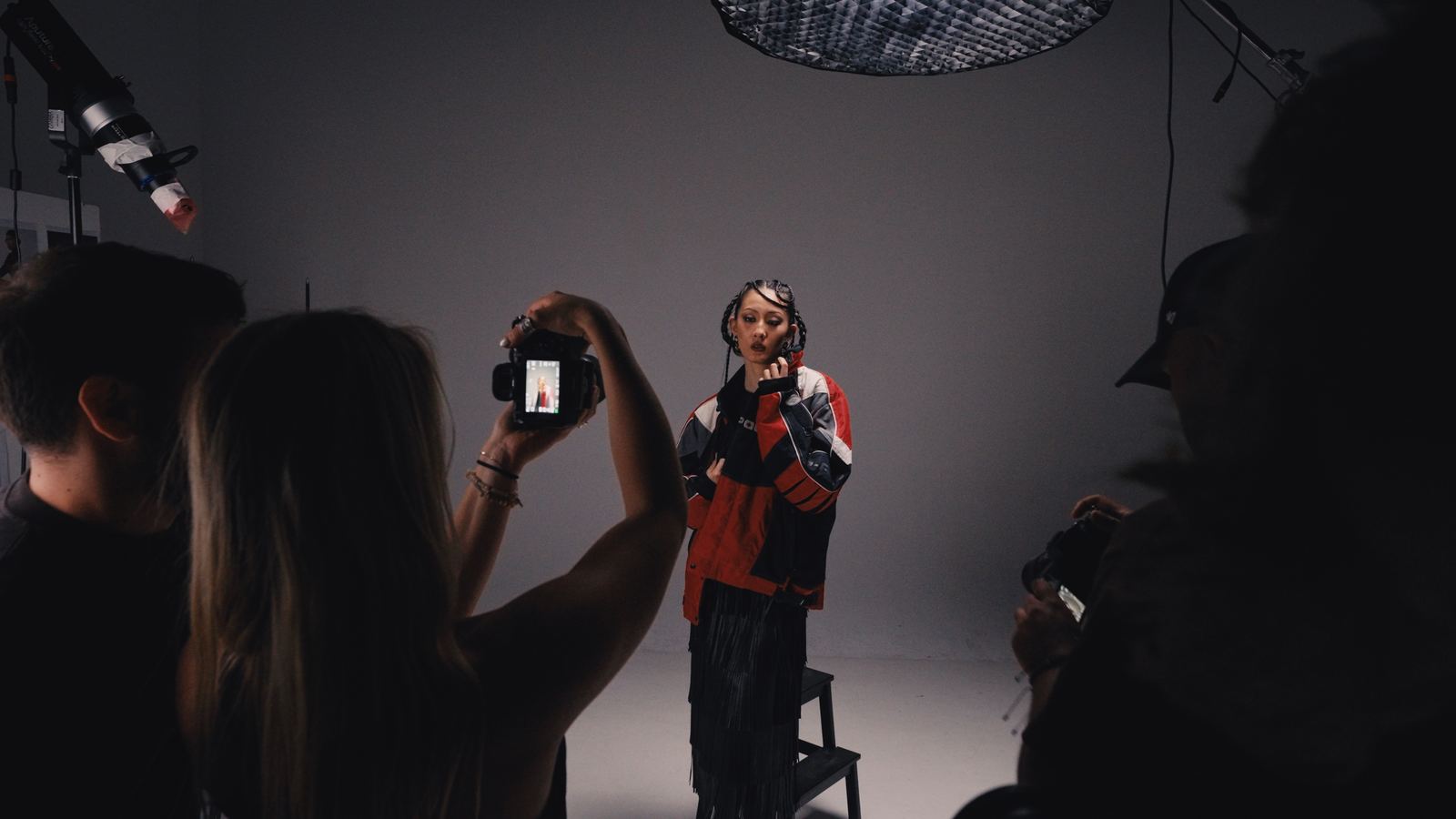 On set
