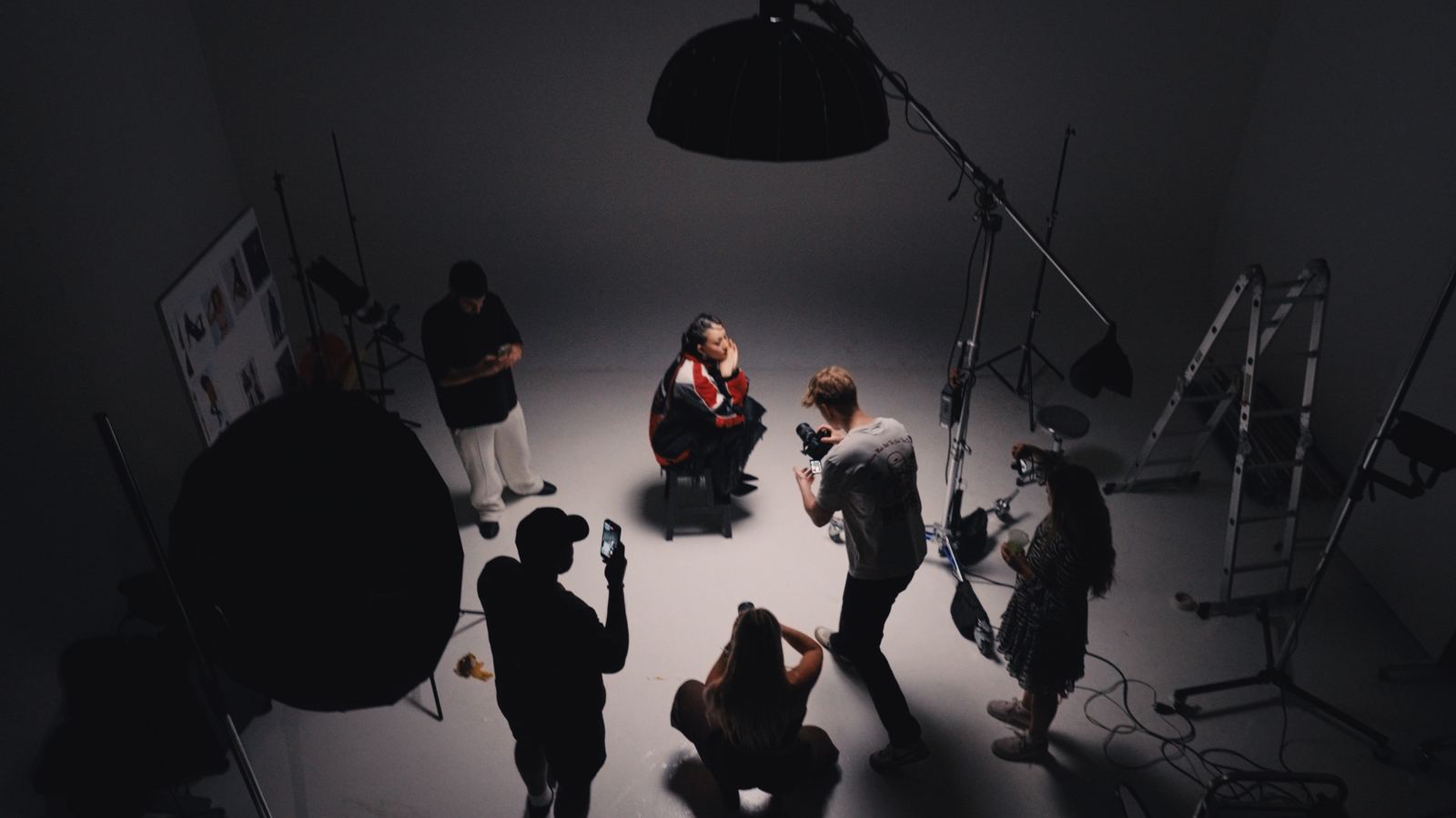 On set