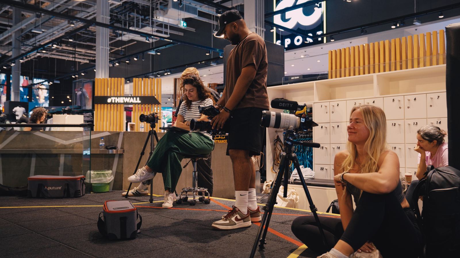 On set